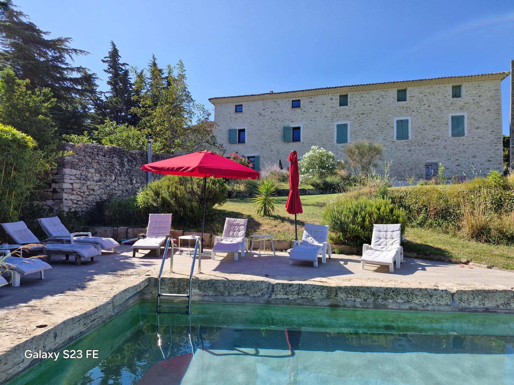 Mas De "La Garcine" Villa Mazan Eksteriør bilde